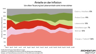 Anteile an der Inflationsrate