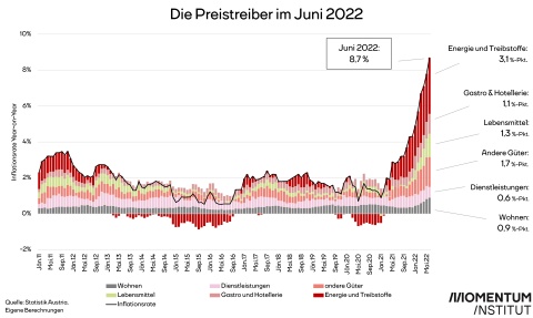 Grafik Preistreiber Juni 2022