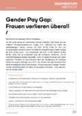 Gender Pay Gap: Frauen verlieren überall
