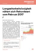 Langzeitarbeitslosigkeit nähert sich Rekordwert vom Jänner 2017